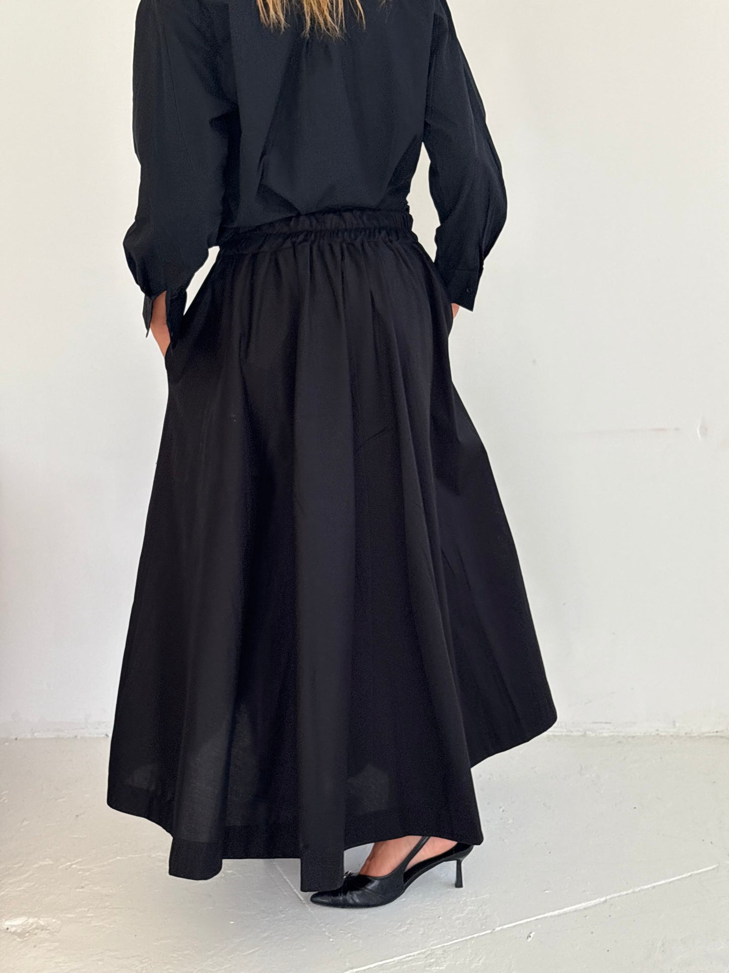 Jupe évasé noir