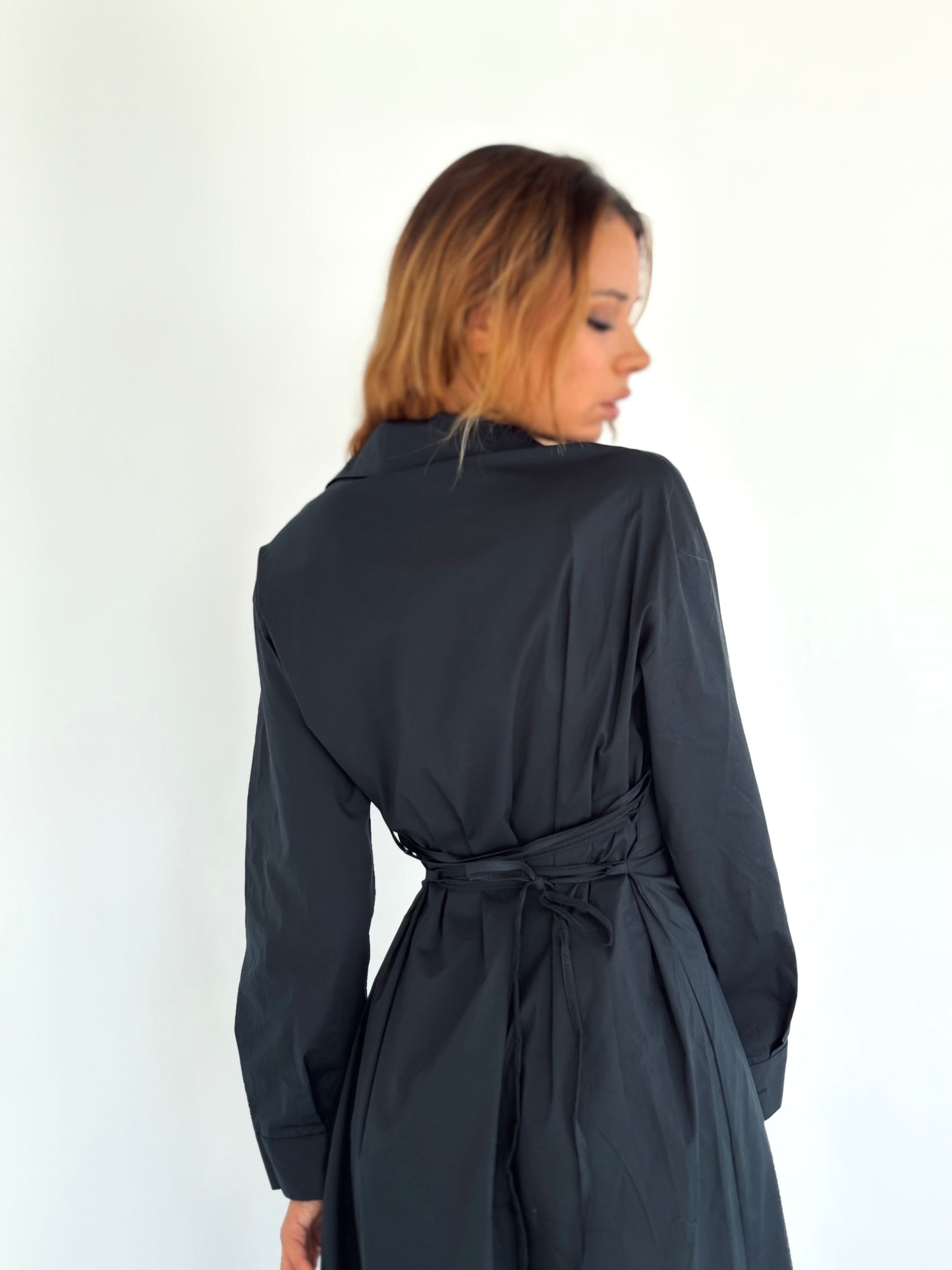 Robe chemise noir