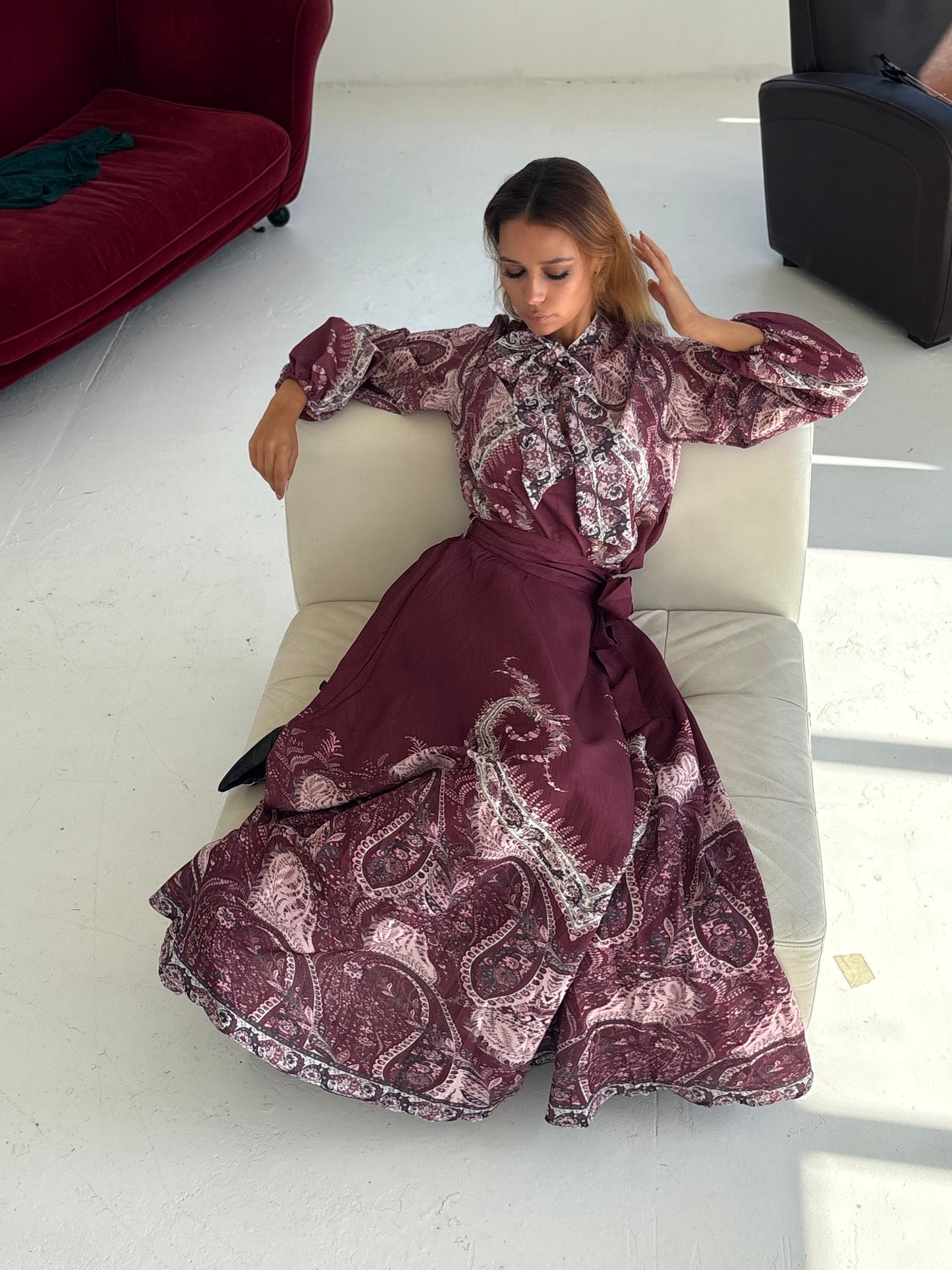 Ensemble bordeaux