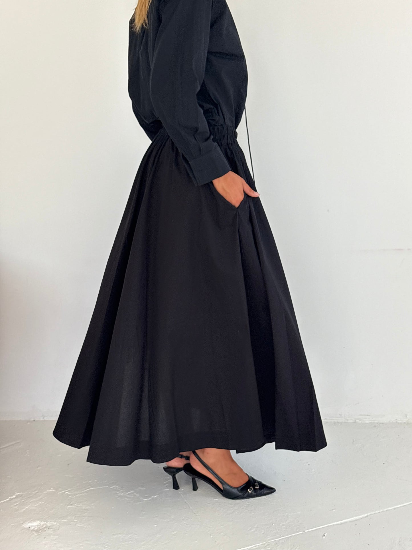 Jupe évasé noir