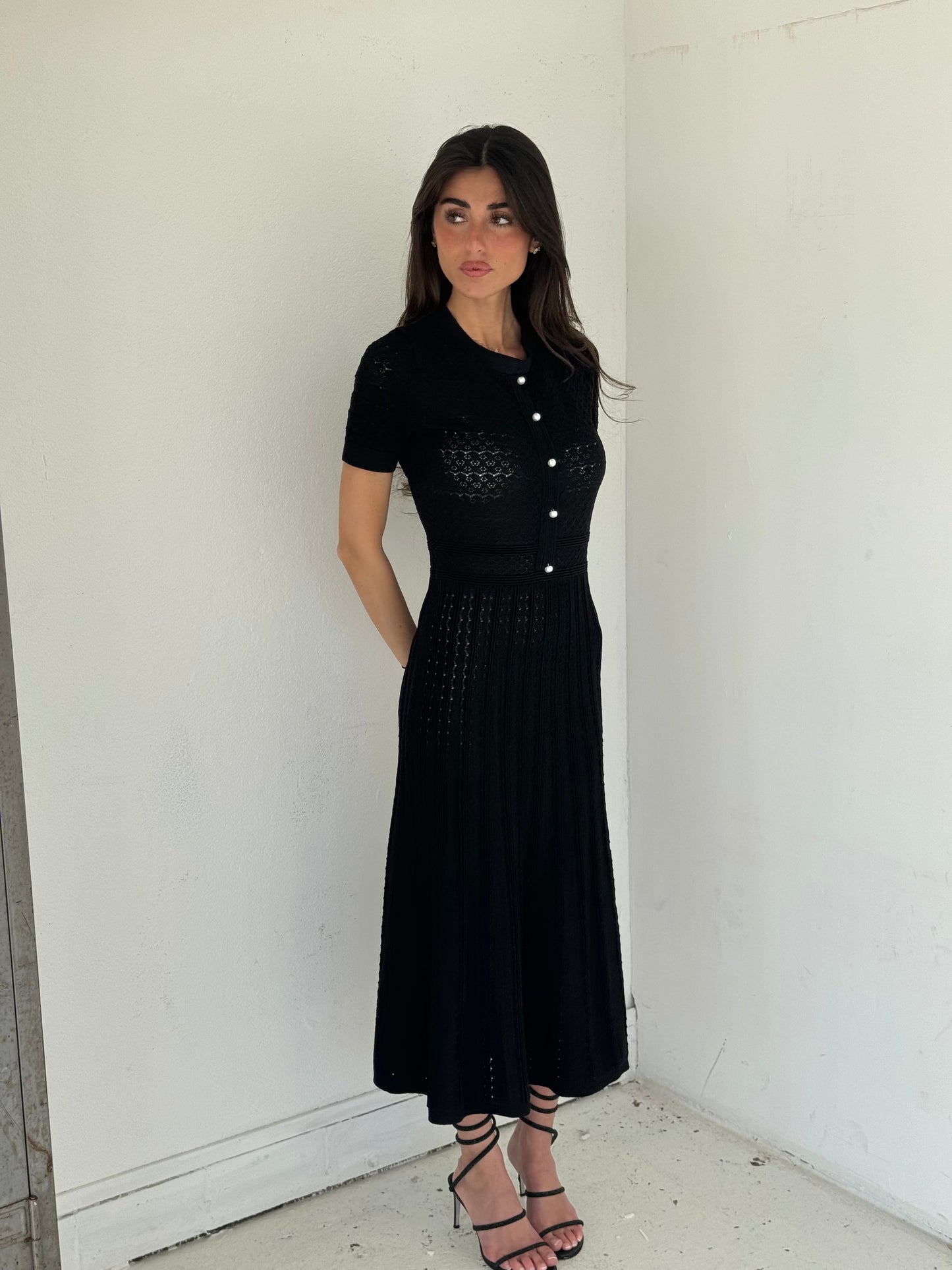 Robe noir pailletées