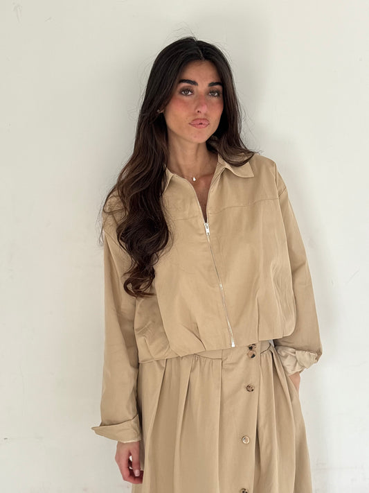 Ensemble trench beige