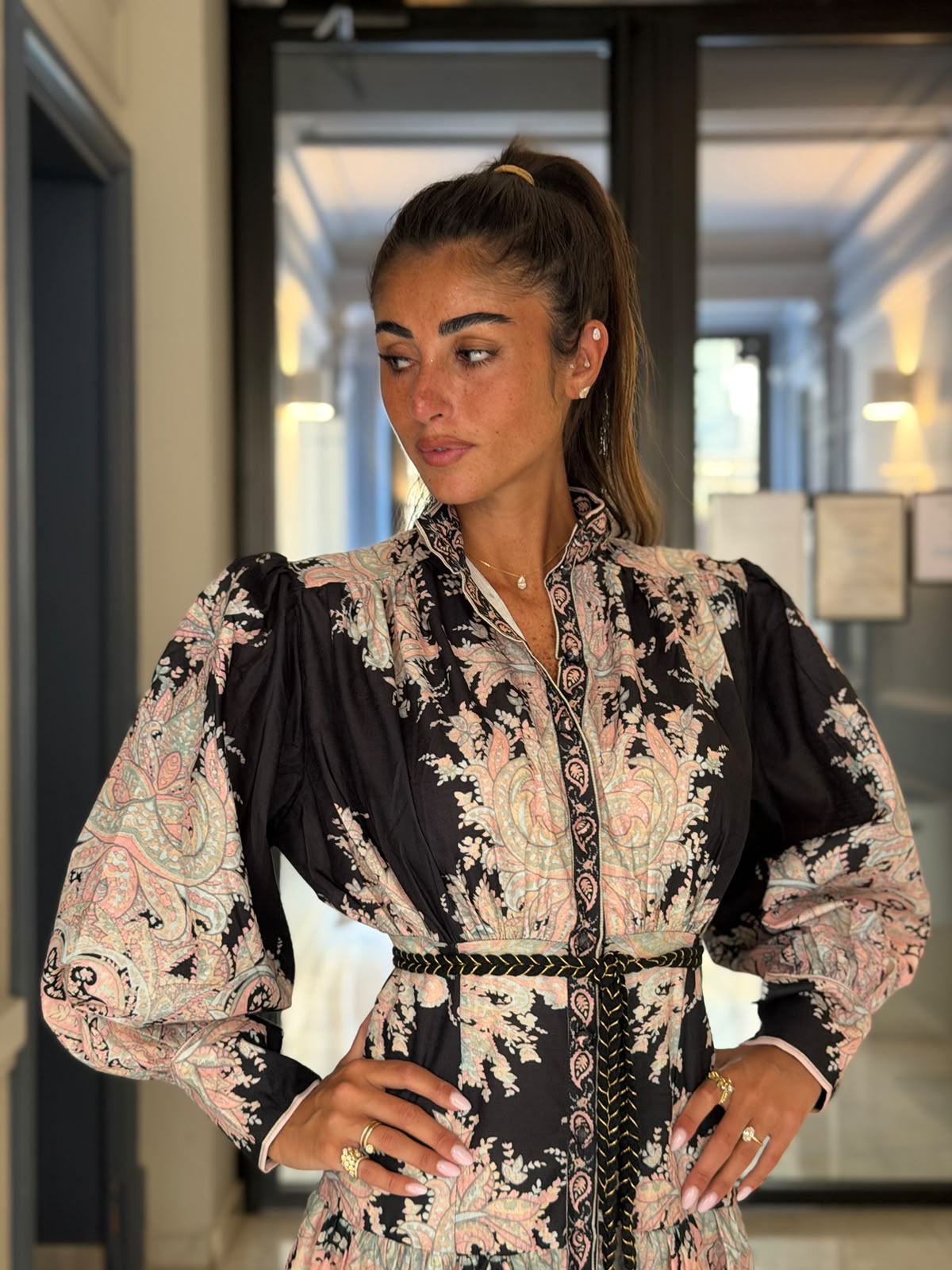 Robe Arabesque Noire