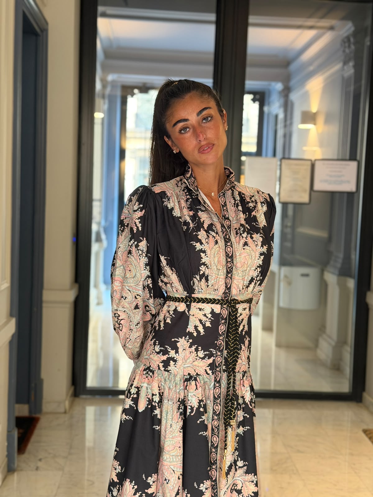 Robe Arabesque Noire